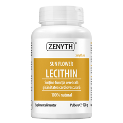 Lecitina din floarea soarelui - pulbere, Zenyth | 120 g