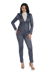 Costum dama DP20COS14D albastru denim, Dress to Impress | marimea 36