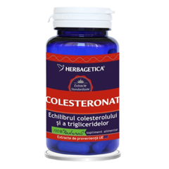 Colesteronat, Herbagetica | 60 capsule
