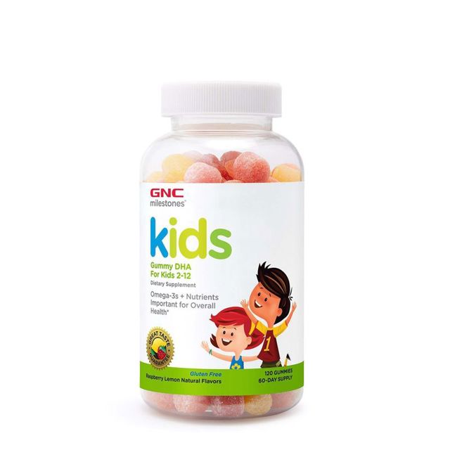 Poza produs GNC Milestones Kids Omega-3 pentru copii 2-12 ani | 120 jeleuri