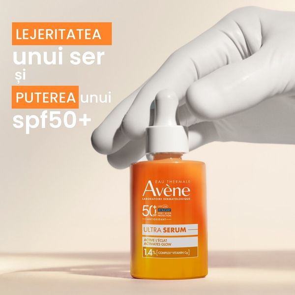 Ultra Serum cu efect de luminozitate si protectie solara SPF 50+, Avene | 30 ml — poza produs 6/9