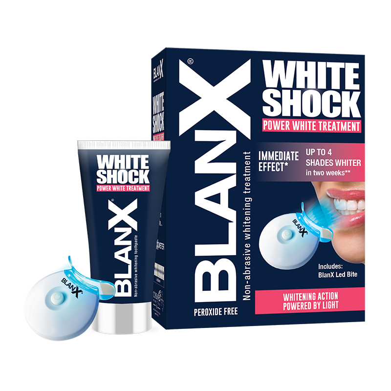 Poza produs Tratament pentru Albirea Dintilor Blanx White Shock Power, Coswell | 50 ml