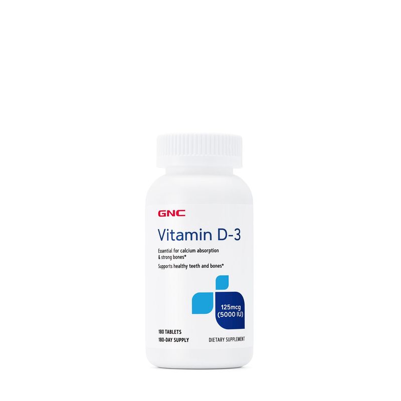 Poza produs GNC Vitamina D3 5000 ui | 180 tablete