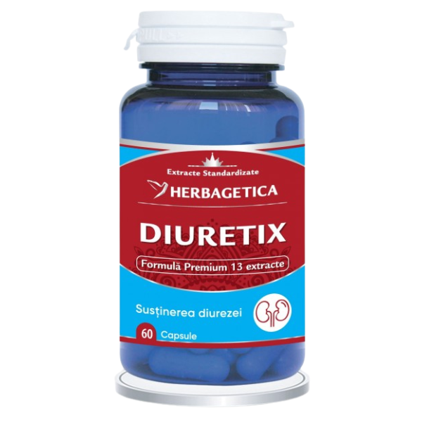Poza produs Diuretix, Herbagetica | 60 capsule