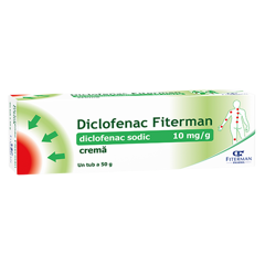 Diclofenac Fiterman 10mg/g x 1 crema | 50g