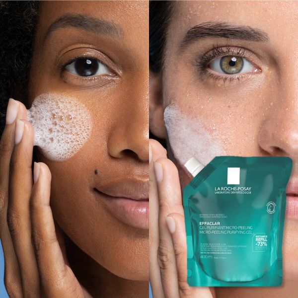 Rezerva Gel purifiant micro-exfoliant pentru imperfectiuni persistente Effaclar, La Roche-Posay | 400 ml — poza produs 3/7