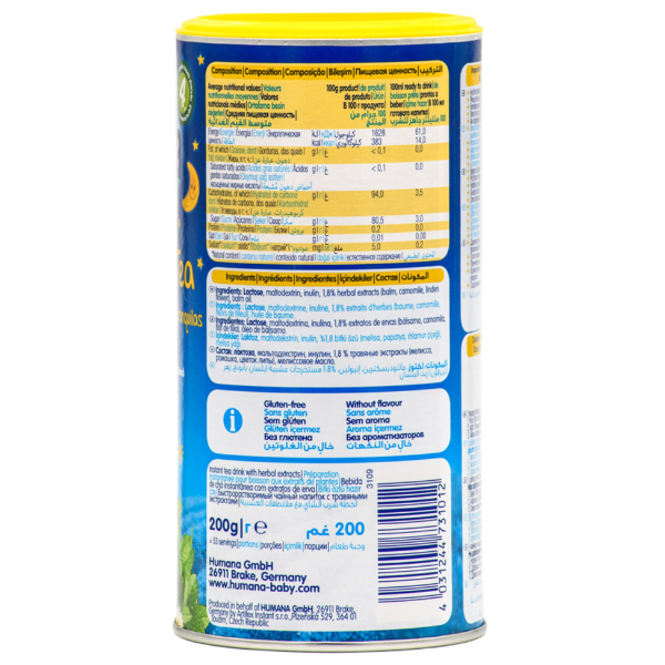 Poza produs Ceai Noapte Buna 4+ luni, Humana | 200 g