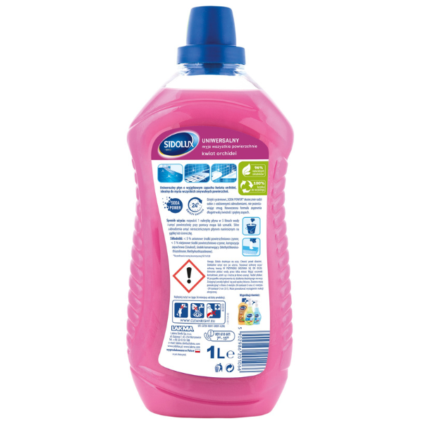 Poza produs Detergent Suprafete lavabile Orhidee Sidolux Universal, Lakma | 1 L