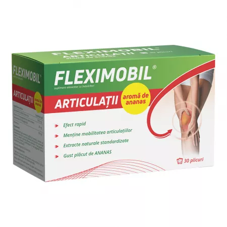 Poza produs FLEXIMOBIL ARTICULATII AROMA DE ANANAS X30PLICURI