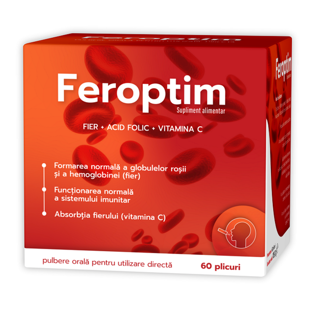 Poza produs Feroptim, Zdrovit | 60 plicuri