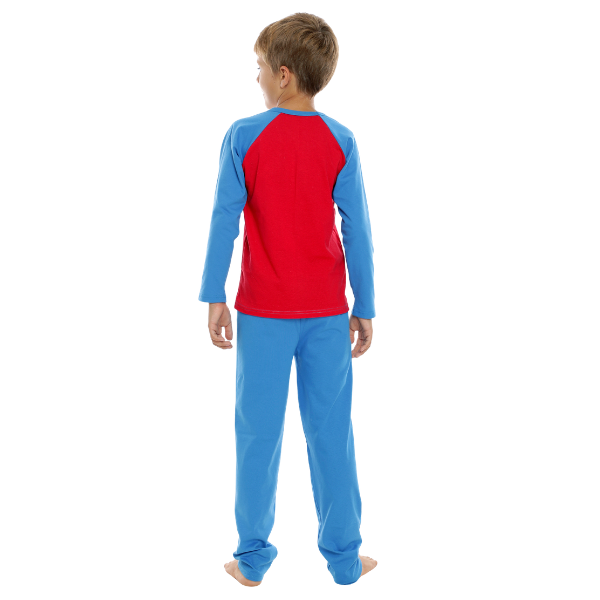 Pijama copii AI2256 albastru TRICOLOR, Andana | marimea 32 (5/6 ani) — poza produs 3/3