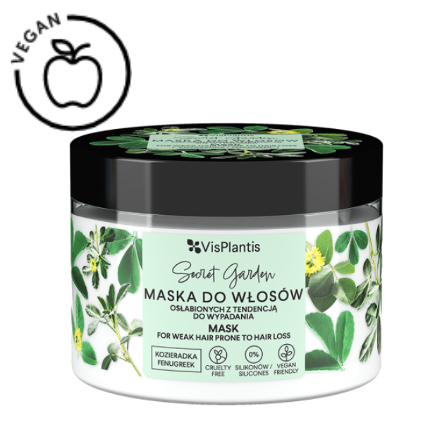 Poza produs Masca de par Vis Plantis pentru par deteriorat cu tendinta de cadere, Green Pharmacy | 300 ml