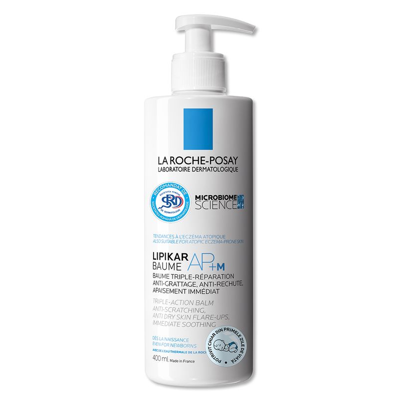 Poza produs Lipikar Baume AP+M Balsam cu tripla actiune pentru pielea uscata | 400 ml