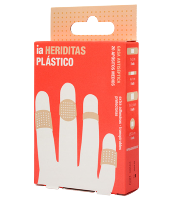 Poza produs Plasturi material netesut, pentru piele sensibila, Interapothek | 20 buc