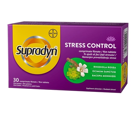 Poza produs Supradyn Stress Control, Bayer | 30 comprimate filmate