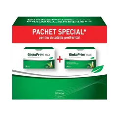 GINKO PRIM MAX 120MG 60CPR+30CPR PACHET AVANTAJOS