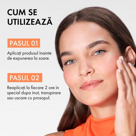 Poza produs Lapte hidratant pentru fata si corp SPF50+ Capital Soleil, Vichy | 150 ml