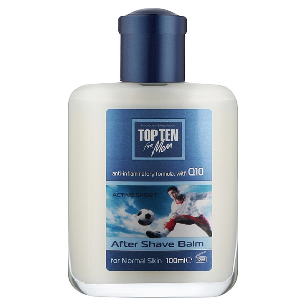 Poza produs After Shave Balsam cu Q10 TOP TEN Active pentru ten normal, Rubella | 100 ml