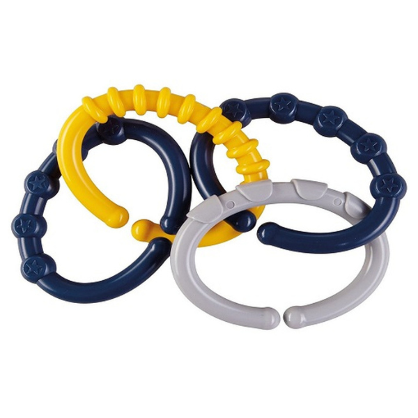 Poza produs Set inele multifunctionale 0+ luni, Baby Nova | 1 set (8 inele)