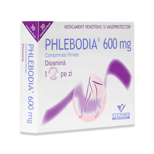 Poza produs Phlebodia 600 mg, Innothera | 30 comprimate filmate