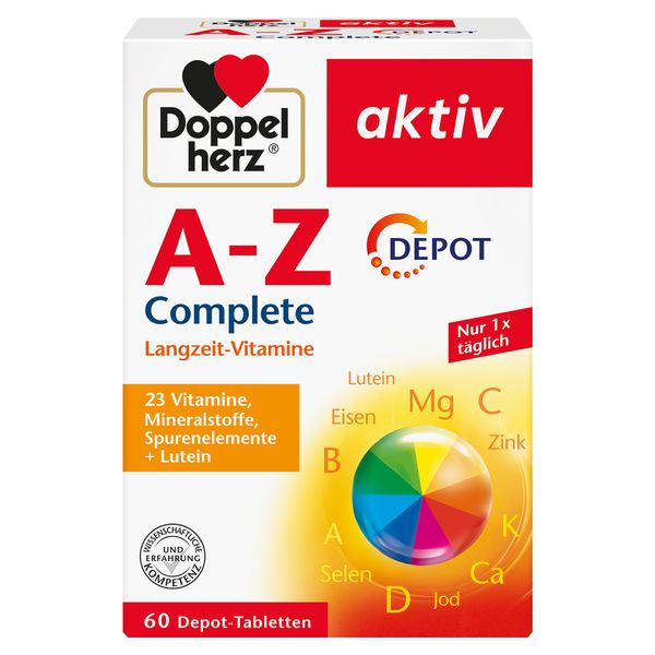 Poza produs A-Z Depot cu Luteina, Doppelherz Aktiv | 60 comprimate