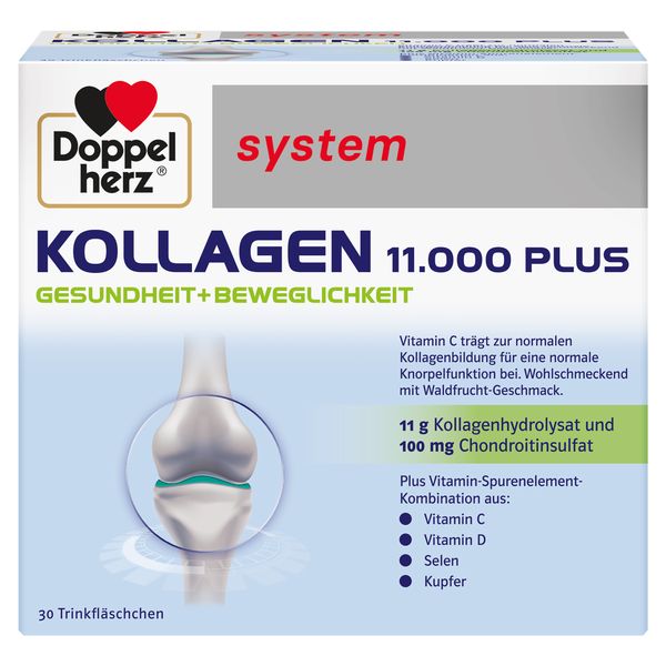Kollagen 11.000 Plus, Doppelherz System | 30 flacoane — poza produs 1/4