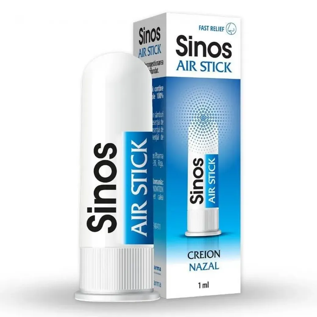 Poza produs Creion nazal Sinos Air Stick, MBA Pharma | 1 ml
