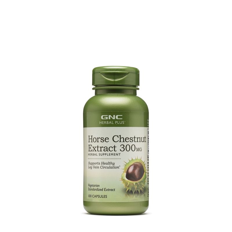 Poza produs GNC Herbal Plus Extract Standardizat de Castan Salbatic , 300mg | 100 cps
