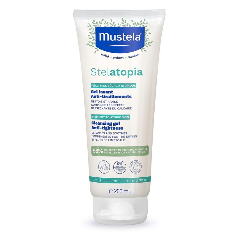 Poza produs Gel de curatare pentru piele uscata si atopica Stelatopia, Mustela | 200 ml
