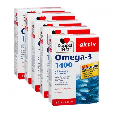 Poza produs Omega 3 1400 mg, Doppelherz Aktiv | 30 capsule
