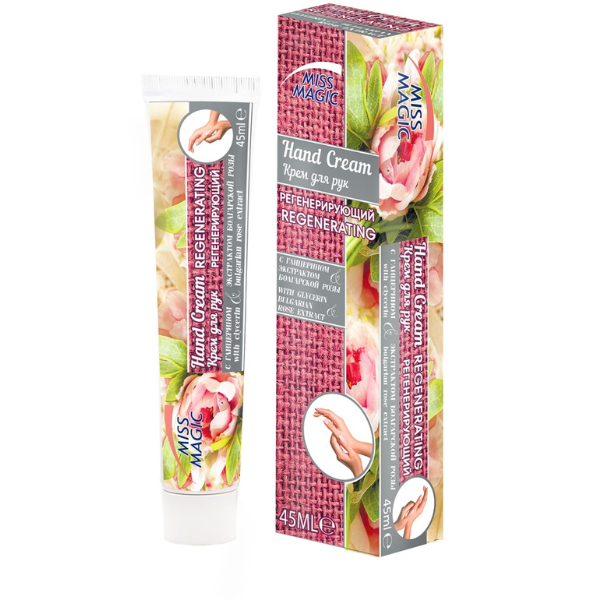 Poza produs Crema de maini regeneranta cu glicerina si extract de trandafiri Miss Magic | 45 ml