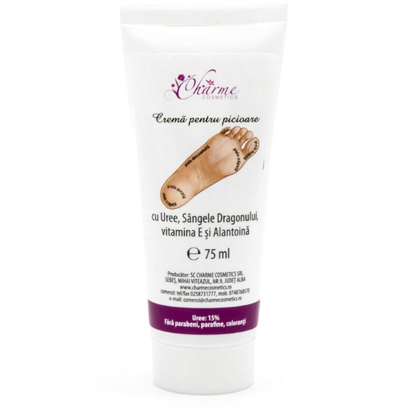 Poza produs Crema cu Uree pentru picioare, Charme Cosmetics | 75 ml