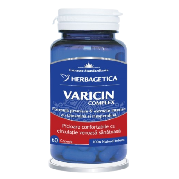 Poza produs Varicin Complex, Herbagetica | 60 capsule