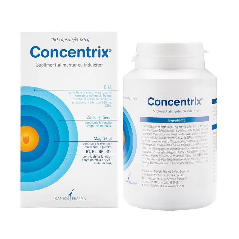 Poza produs Concentrix, Desitin Pharma | 180 capsule