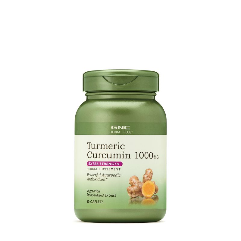 Poza produs GNC Herbal Plus Turmeric Curcumin 1000 Mg | 60 tablete