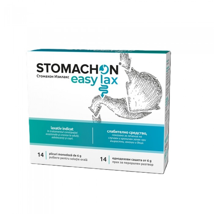 Poza produs Stomachon Easylax, Naturpharma | 14 plicuri