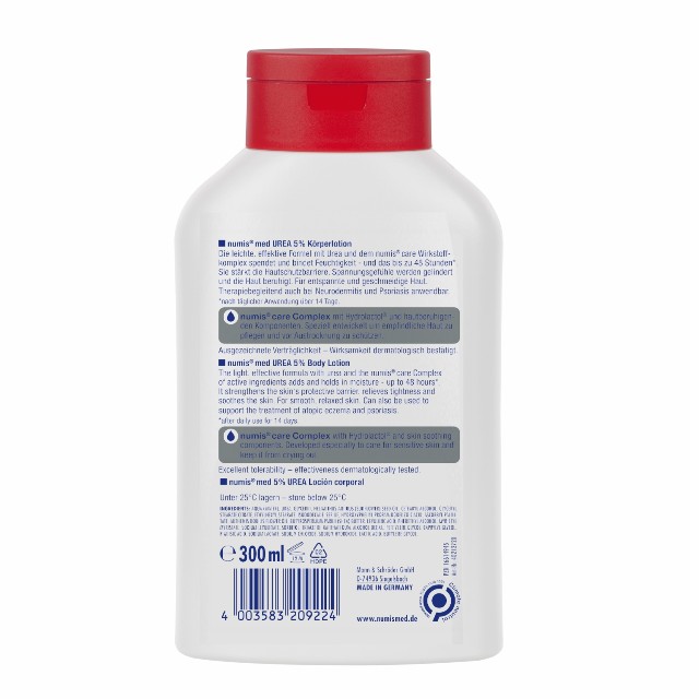 Lotiune de corp cu uree 5%, Numismed | 300 ml — poza produs 2/2