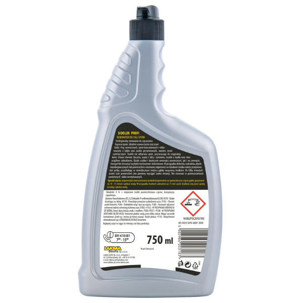 Poza produs Solutie curatare Rosturi Ceramica, Gresie si Faianta Sidolux Profi, Lakma | 750 ml