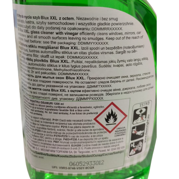 Poza produs DETERGENT GEAMURI ALCOOL SI OTET 1200ML