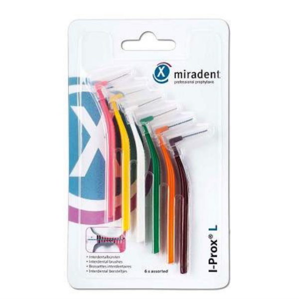 Poza produs Periute interdentare asortate 6 marimi, Miradent | 6 buc