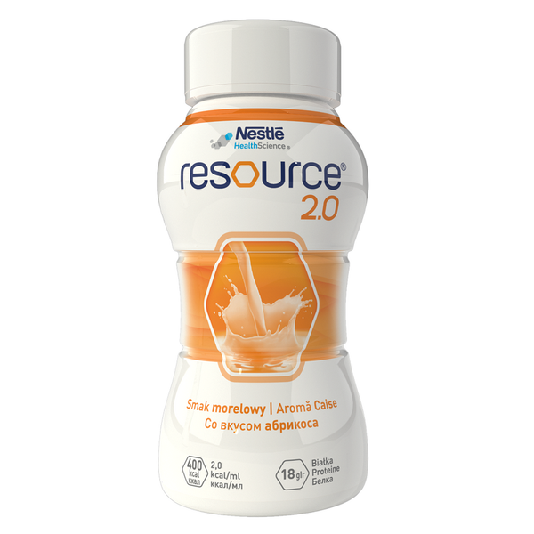 Resource 2.0 fara gluten cu aroma de caise, Nestle | 4 x 200 ml — poza produs 2/5