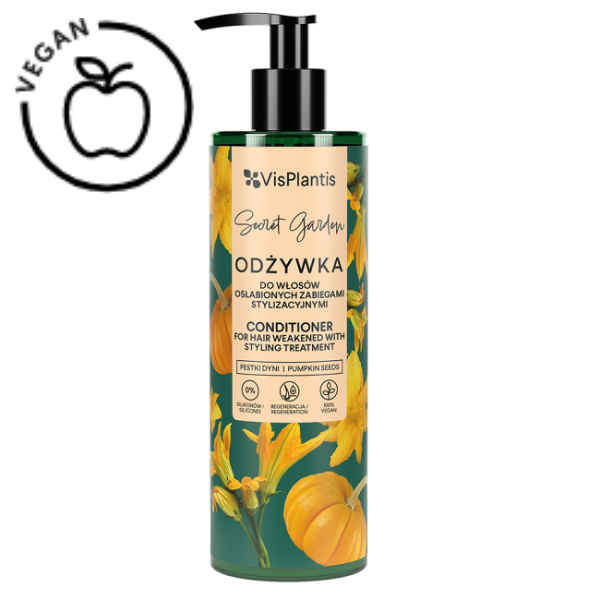 Poza produs Balsam Vis Plantis pentru Par Deteriorat de Tratamente Termice, Green Pharmacy | 400 ml