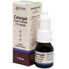 Colargol Argint Coloidal 1% solutie, Renans | 10 ml