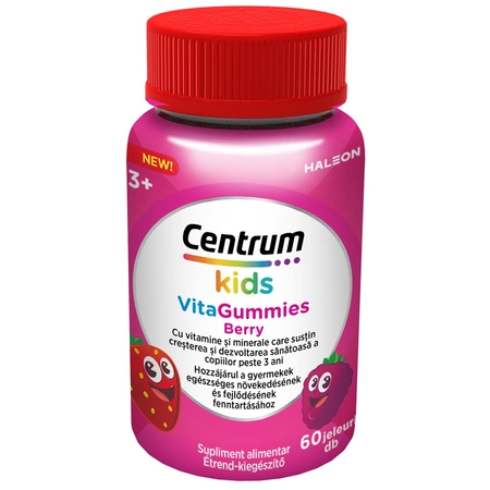 Poza produs Centrum Kids VitaGummies Berry, Haleon | 60 jeleuri