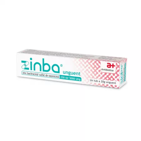 Poza produs Zinba unguent 250 UI/5000 UI, Antibiotice | 20 g