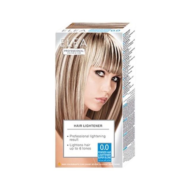 Poza produs Vopsea decolorant-pudra pentru par 0.0 - Super Blond, Elea Professional | 123 ml