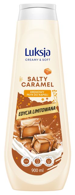 Poza produs Gel spuma de baie CREAMY & SOFT Salty caramel, Luksja | 900 ml
