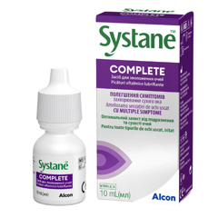 Systane Complete picaturi oftalmice lubrifiante, Alcon | 10 ml