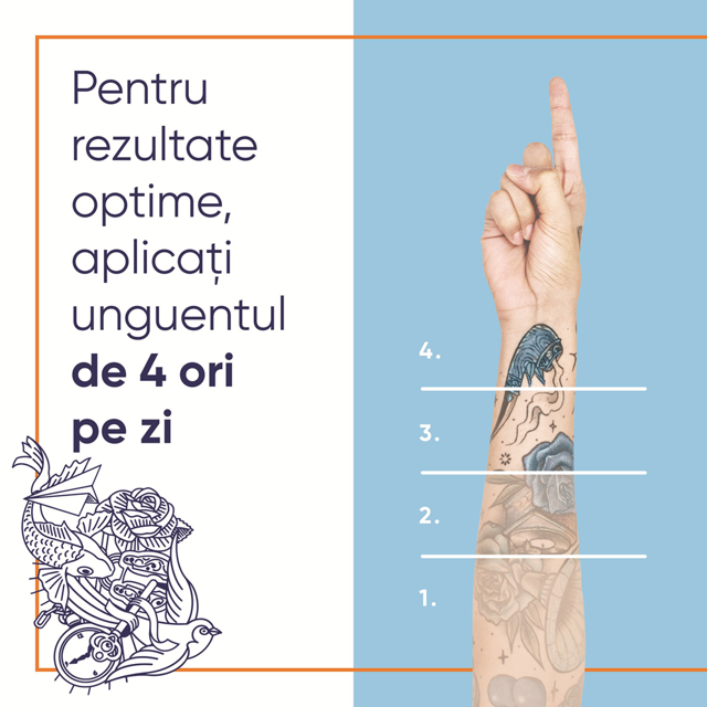 Poza produs Bepanthen Tatoo unguent pentru ingrijirea tatuajelor, Bayer | 50 g