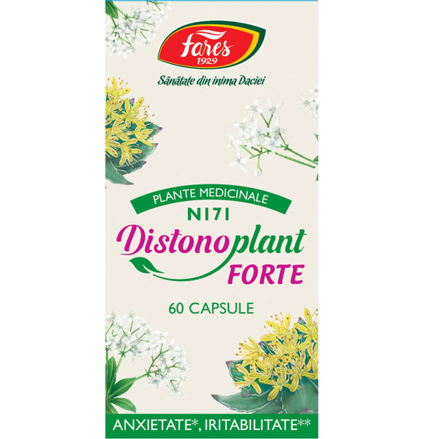 Poza produs Distonoplant Forte N171, Fares | 60 capsule